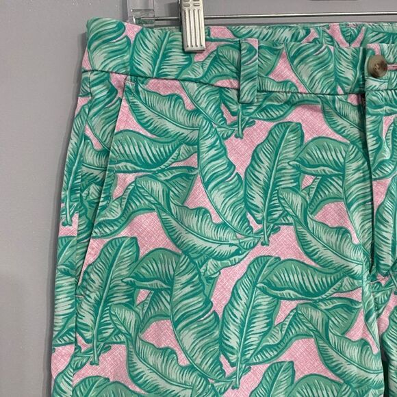 Vineyard Vines Stretch Banana Leaf Print Breaker Shorts Men Size 33 - Picture 2 of 9